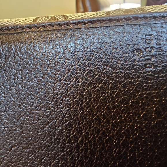 Gucci Long Wallet G logos Beige Brown Authentic - Picture 7 of 12
